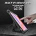 Fintie Shockproof Case for Samsung Galaxy Tab S10 Lite/ S10 FE/ S9 FE 5G 10.9 Inch/Tab S9 11 Inch, Tuatara Rugged Unibody Hybrid Bumper Kickstand Cover Built-in Screen Protector, Black