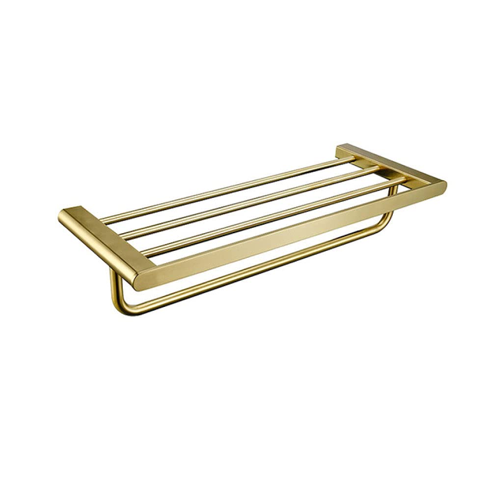 Porte-papier porte-serviettes brosse toilette or brossé chic