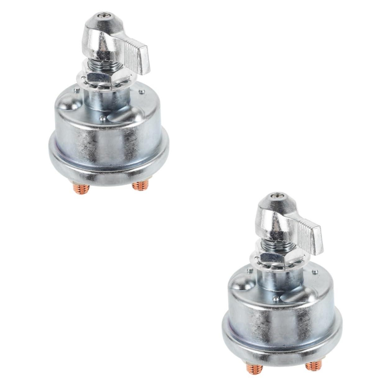 PRETYZOOM 2pcs Battery Switch Marine Battery Disconnect Switch 12v Boat Rv Car Safety