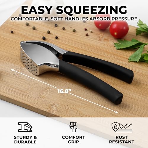 Zulay Kitchen Zulay Comfort Grip Garlic Press thumb #1