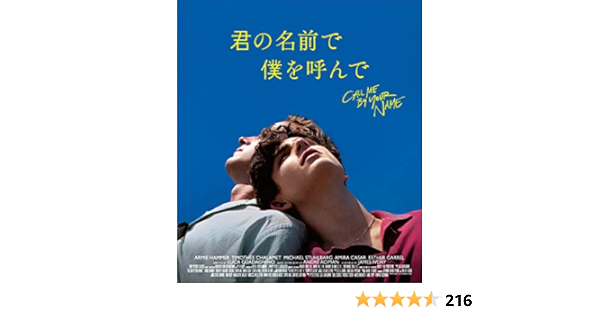 君の名前で僕を呼んで』パンフレット2種類、フライヤー、Blu-ray初回