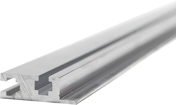 Eurorack Rails - 104HP, 3mm Threaded Nut Strips - Modular Case Hardware