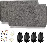 Desk-Divider Acoustic Desktop Privacy Divider-Sound Absorbing Cubicle Desktop Mounted Partition...