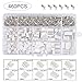 YIXISI 460pcs JST Connettore, JST Connettore Kit, 2,54mm JST-XH, 2/3/4/5/6 Pin Maschio Femmina Connettore, per cavo adattatore presa set per RC aerei, Crimp Dip Kit