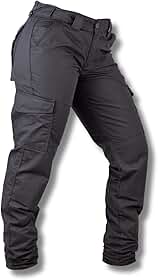 Calça Cargo Tática Feminina, Conforto, Resistência e Funcionalidade, Mobilidade, Proteção UV e Design Anatômico para Mulheres, Ripstop