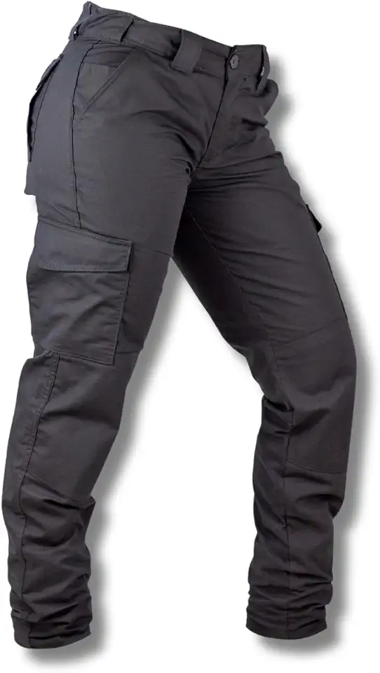 Calça Cargo Tática Feminina, Conforto, Resistência e Funcionalidade, Mobilidade, Proteção UV e Design Anatômico para Mulheres, Ripstop