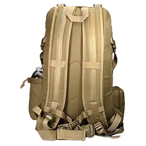 Mochila para hiking y camping 21 pulgadas 2000 cu.in TAN miniatura 3
