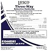 Lawn Synergy Lesco Three-Way Selective Post Emergent Liquid Herbicide (1 Gallon)