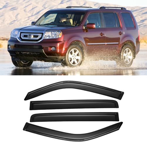 Image of Rain Guards Window Visor for 2009-2015 Honda Pilot Out-Channel
