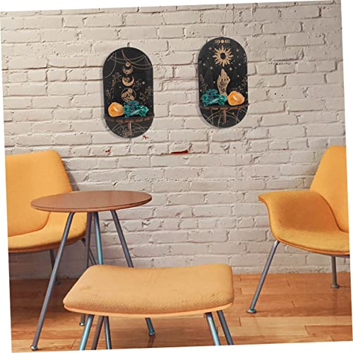 Zerodeko Suporte De Exibição De Cristal Estante Preta Decoração De Bruxa Decoração Preta Cremalheira