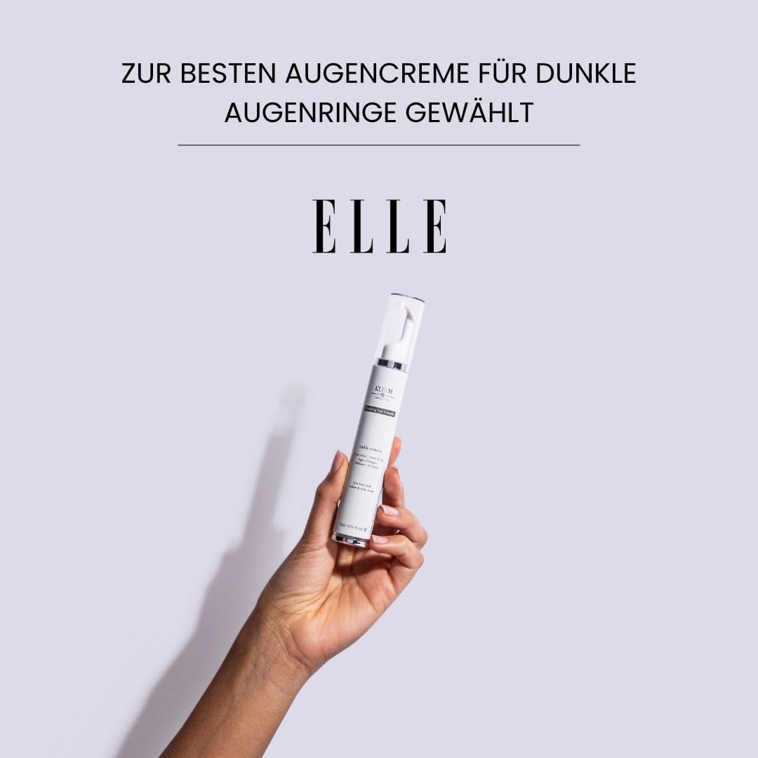 Augencreme-Set mit doppelter Wirkung – Anti-Aging- und feuchtigkeitsspendendes Augengel gegen Augenringe, Schwellungen und feine Linien – Augenbehandlung mit Hyaluronsäure und Peptiden – 2 x 15 ml