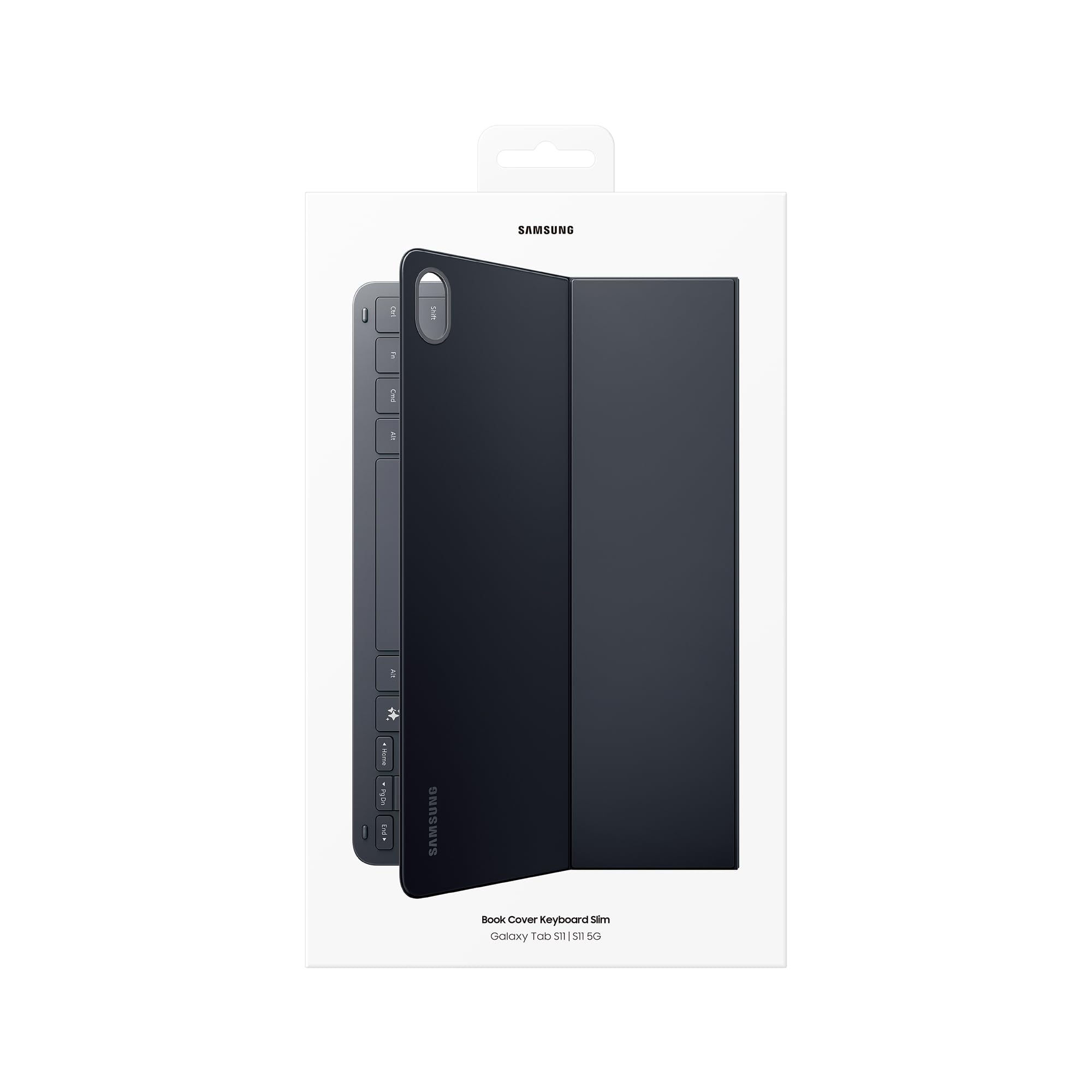 Samsung Book Cover Keyboard Slim Custodia per tablet con tastiera per Galaxy Tab S11, Nero
