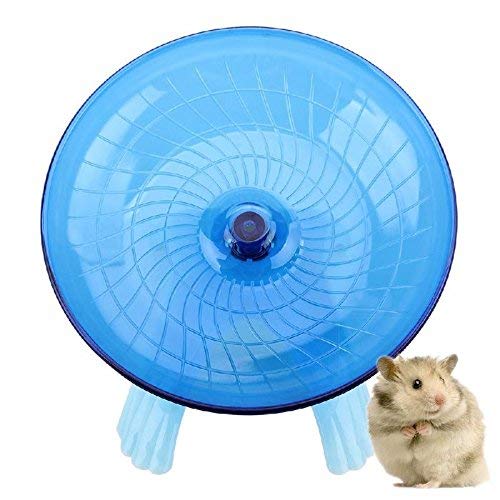 Sage Square 18cm Jumbo Silent Running Cum Jogging Cum Exercise Wheel for Hamster/Dwarf/Mice/Gerbil/Mouse - Color (Blue) 2