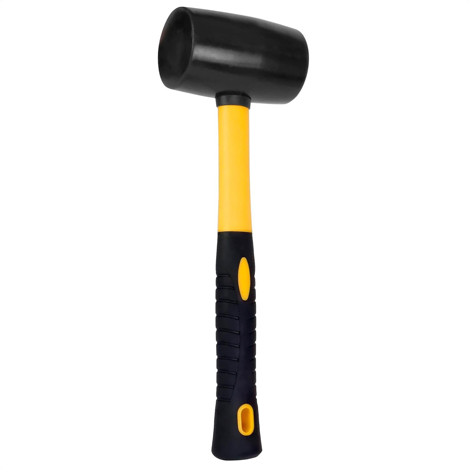 Wood Working Small Rubber Mallet Dead Blow Hammer Set 16 Oz Laminate