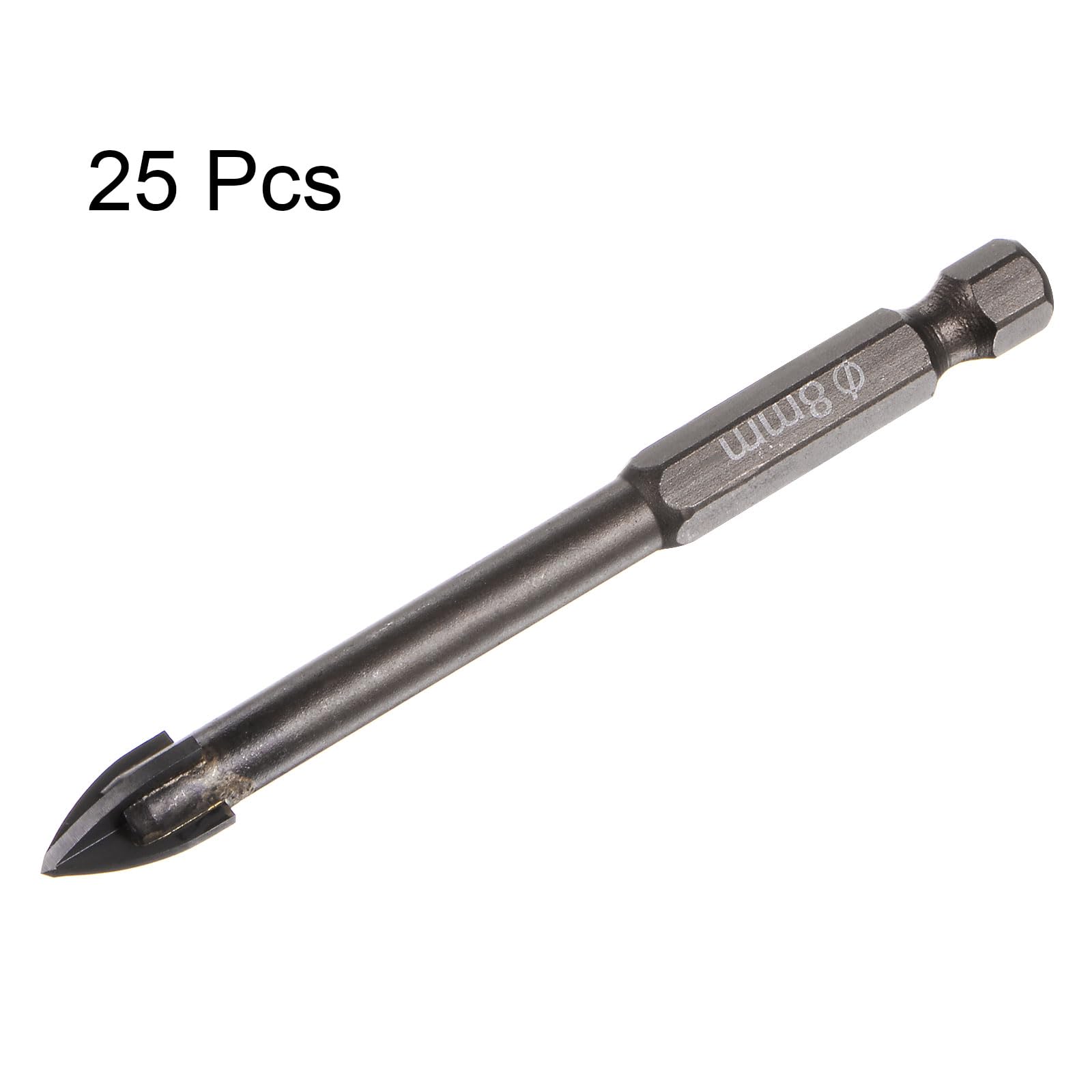 QUARKZMAN 25pcs Punta da Trapano per Muratura 8mm Punta da Trapano