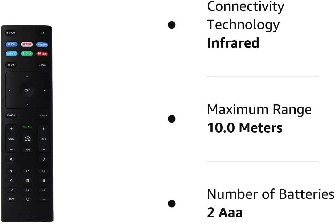 Genuine Vizio XRT136 Smart TV Remote With Vudu Hulu Netflix Redbox - Foto 6