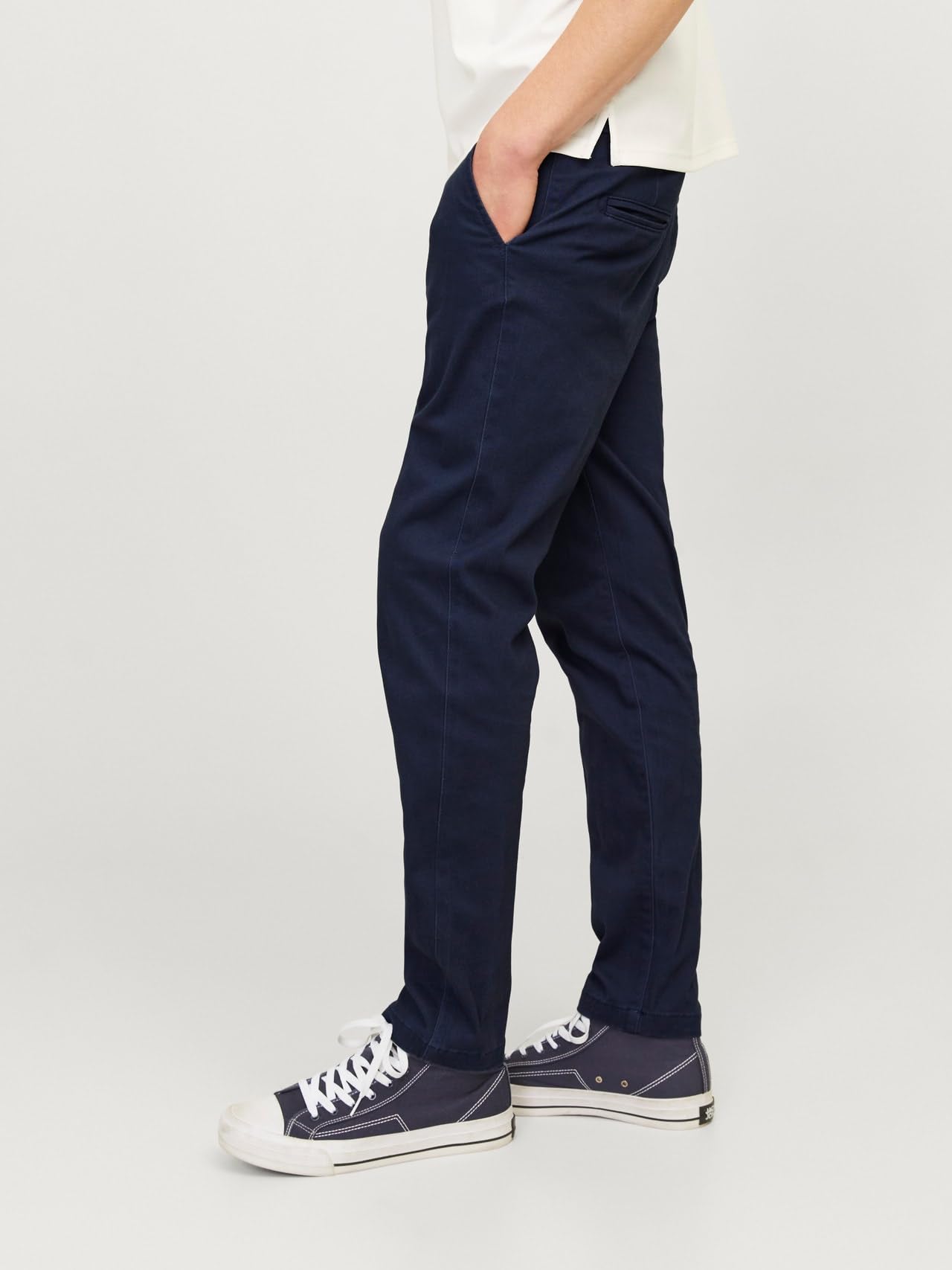 JACK & JONES JJIMARCO JJDAVE AKM NAVY BLAZER NOOS - Spodnie Mężczyźni