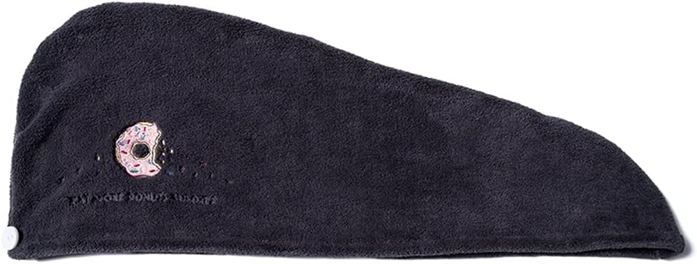Dry Hair Cap Women's Absorbent and Quick-Drying Turban Shower Thick and Cute Towel(E)