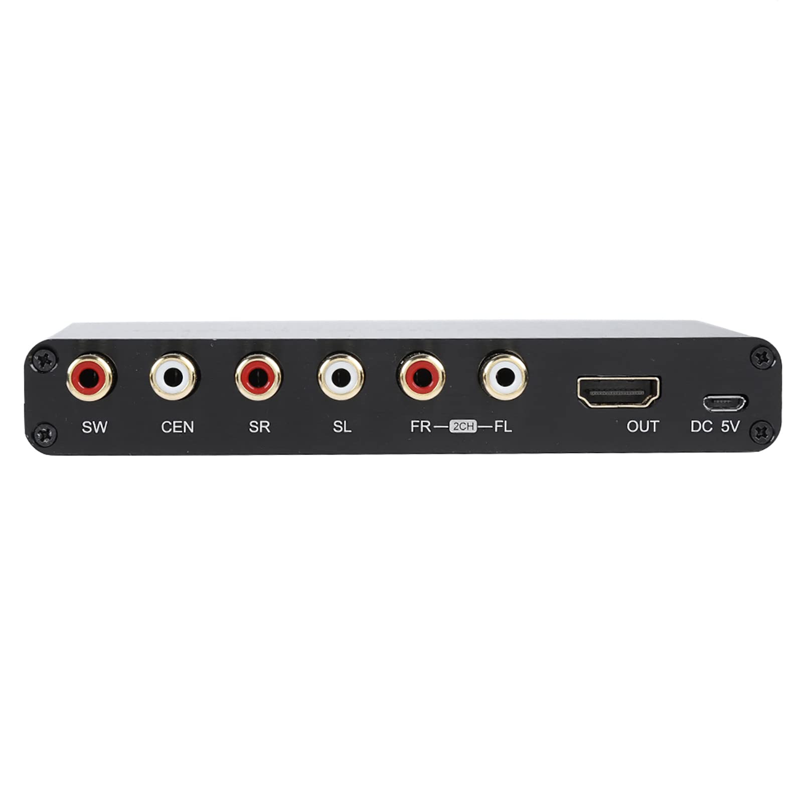 Convertisseur d'extracteur Audio HDMI 3D 4K 3D HDMI 5.1 Channel Adaptateur pour réseau/TV HD/DVD pour PS3 pour Xbox 360 100-240 V (Noir)