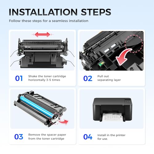 Image of 89A Black Toner Cartridge 2-Pack with Chip Replacement for HP 89A CF289A 89X CF289X Compatible with HP LaserJet Enterprise MFP M528dn M528f M507dn M507dng M507n M507x M528c M528z Printer Ink M507 M528