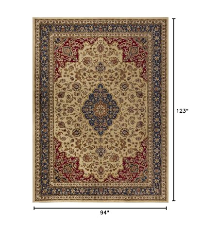 Tapete Oriental Tradicional Ivory Rectangular 123x94 cm miniatura 2