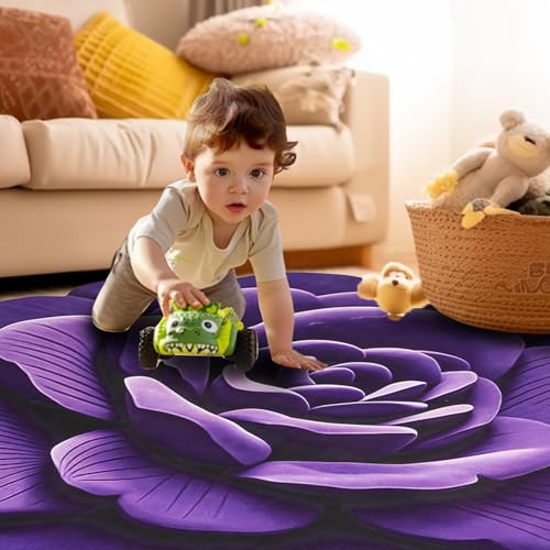 Tapete decorativo absorbente Hikiwin 47x47 pulgadas miniatura 2