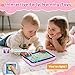 Learning Toy for Kids 1 2 3 Year Old Boys Girls, Learning Laptop for Toddlers 1-3, Interactive Educational Toys with Music Sounds Lights, Christmas Birthday Gifts for Baby Kids Age 12-18 Months, Pink
