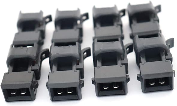 FainWan 8pcs Fuel Injector Adapter Connector Kit Replacement Compatible with EV1 to USCAR EV6 & EV14 Che-vy LS1 LS2 LS3