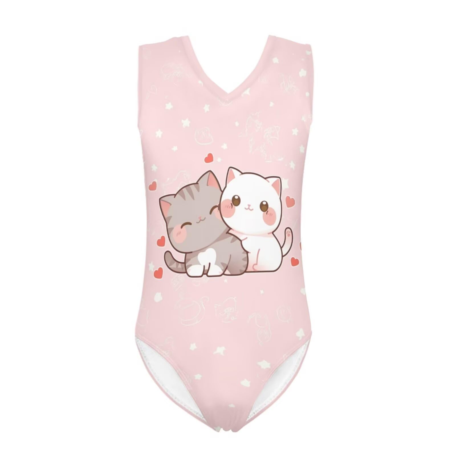 Xpyiqun Bathing Suits for Girls 3-14 Kids Summer One Piece Swimwear Beach Sport Sleeveless Swimsuits Athletic