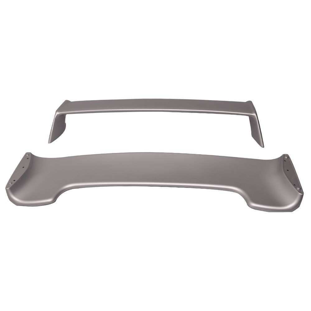 Fit 2002-2007 Subaru Impreza WRX Sedan Trunk Spoiler STI Style Painted #01G | IKON MOTORSPORTS with 3rd Brake LED Light Paint #01G Platinum Silver Metallic ABS Plastic Rear Trunk Lid Spoiler  product thumbnail 6