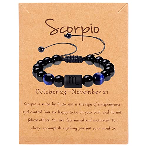 Pulsera para Hombre con Piedra Ónix Negra 10mm miniatura 1