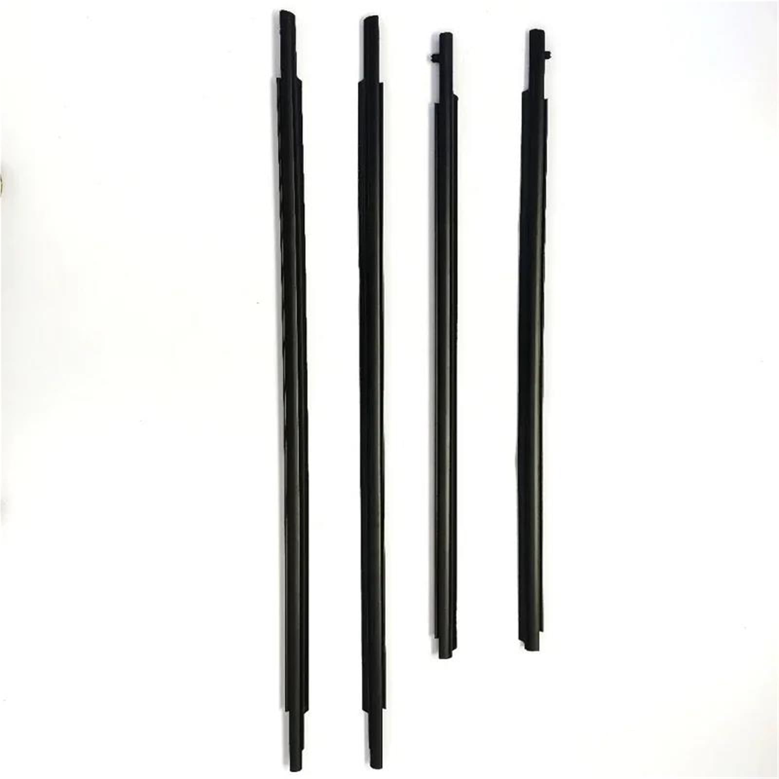 Ujnheq One Color 4Pcs Car Door Window Glass Sealed Strip Side Wheatherstrip For Toyota For Estima For Previa 2.4/3.5 Acr50 Gsr50 Insulation Seal