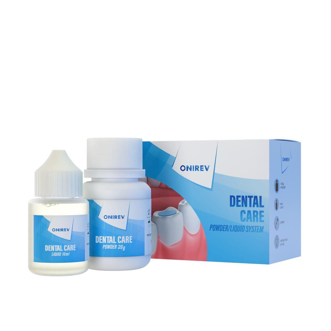 Kit de Réparation Dentaire –pansement dentaire - Solution Facile et Durable pour Couronnes, Ponts et Obturations – Garantie Satisfaction