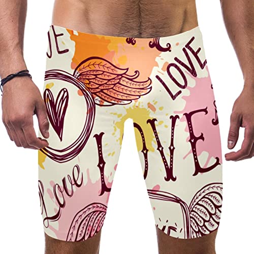 Swim jammers traje de baño para hombre de competición multicolor XL