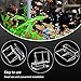 LEEFONE 16 PCS 8mm Acrylic Aquarium Cover Clip, Clear Fish Tank Glass Cover Clip Support Holder Universal Lid Clips for Rimless Aquariums