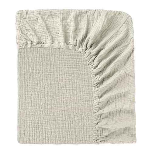 Muslin Crib Sheet for Baby, 28"x52", 100% Cotton