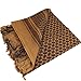 FREE SOLDIER Scarf Military Shemagh Tactical Desert Keffiyeh Head Neck Scarf Arab Wrap with Tassel for Men Women (Amber Brown)