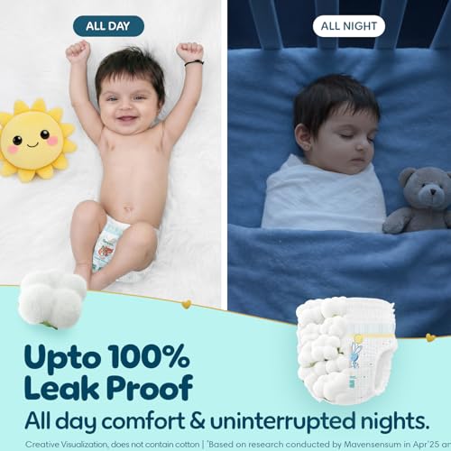 Image of Pampers Premium Care Pant Style Baby Diapers XS 70 Count | No Marks Design | Voted India's #1 Softest Diaper | All in 1 diaper with 360 Cottony Softness (Pack of 2)
