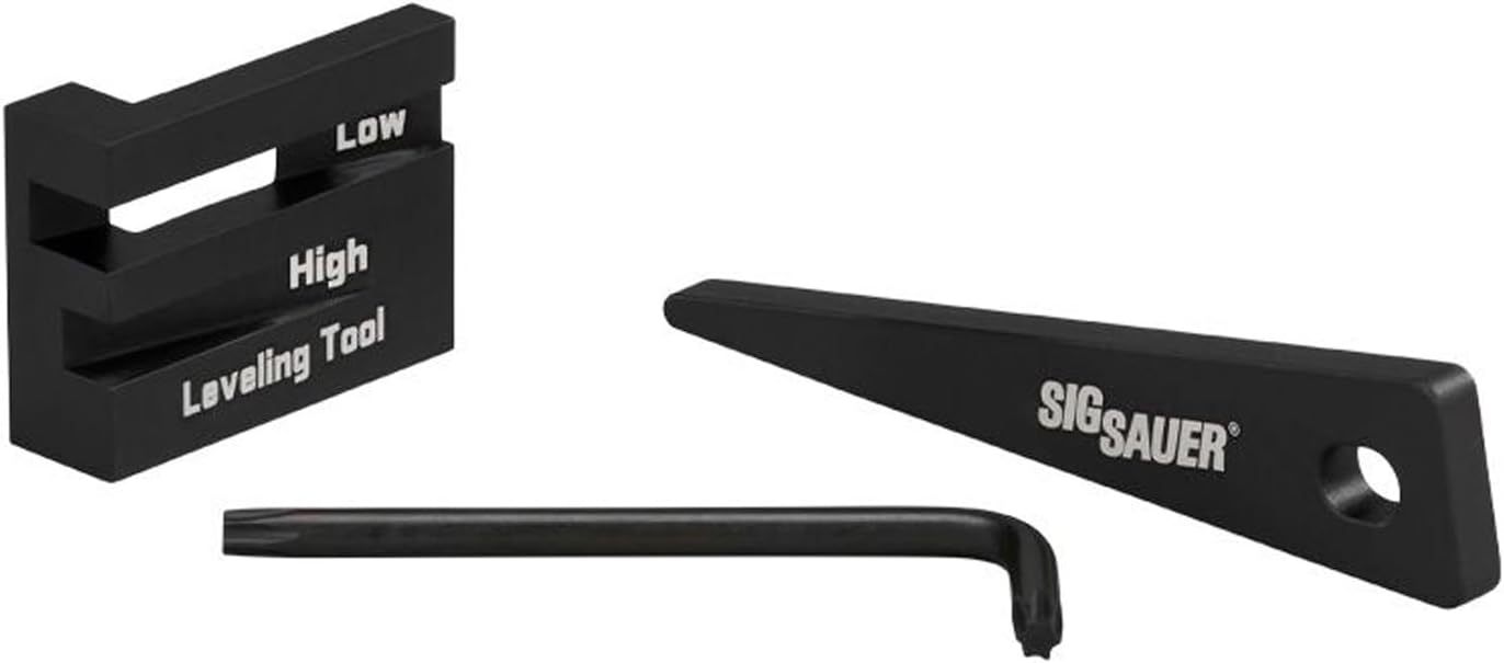 Sig Sauer ALPHA6 30mm Hunting Scope Rings Set - Lightweight Durable Hard Anodized Aluminum Picatinny/Weaver Compatible Riflescope Ring Mounts - Matte Black