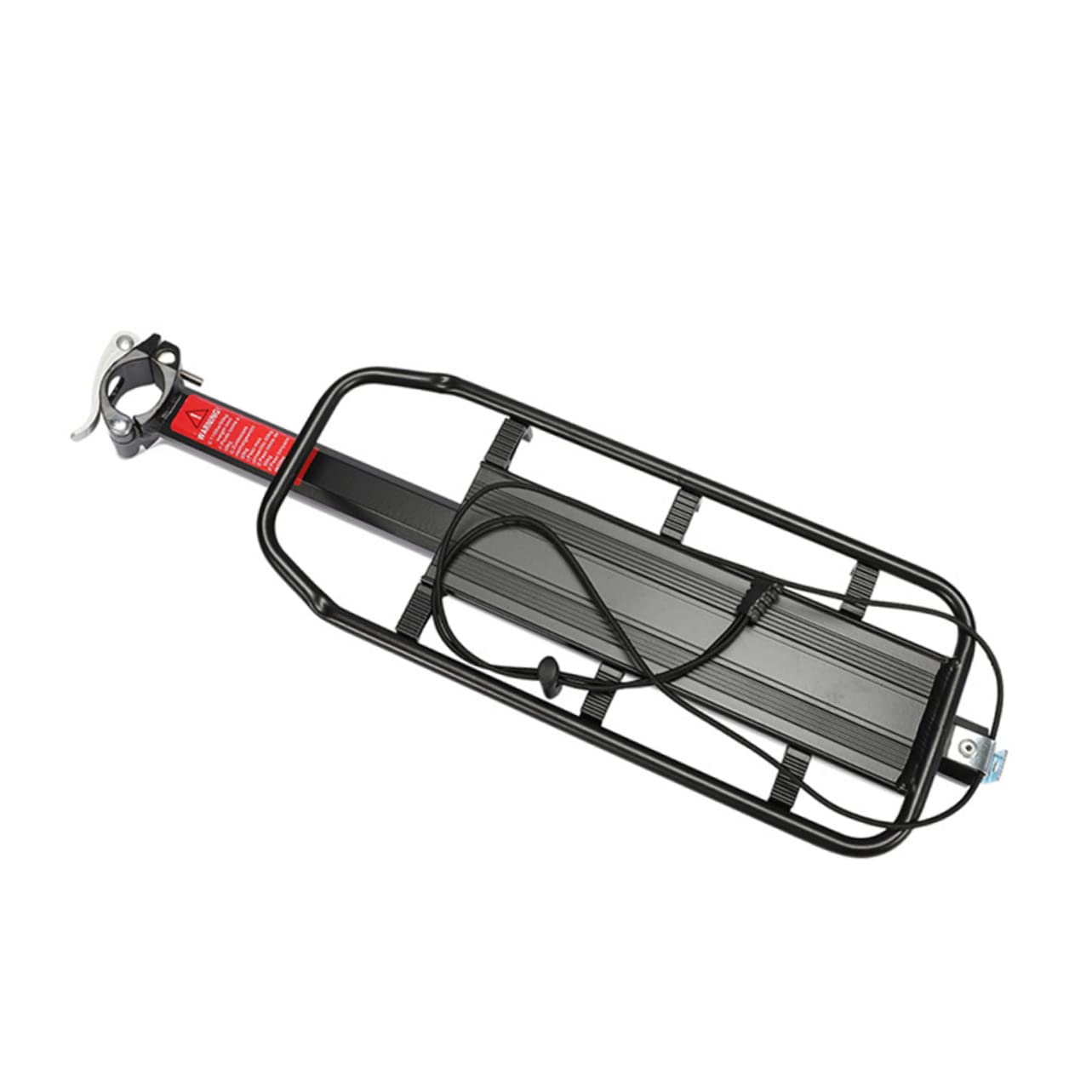 Sosoport Bike Carrier Rack for Mountain Bikes Durable Rear Shelf Luggage Carrier for with Installation Tool and Manual for Suitcases and Backpacks