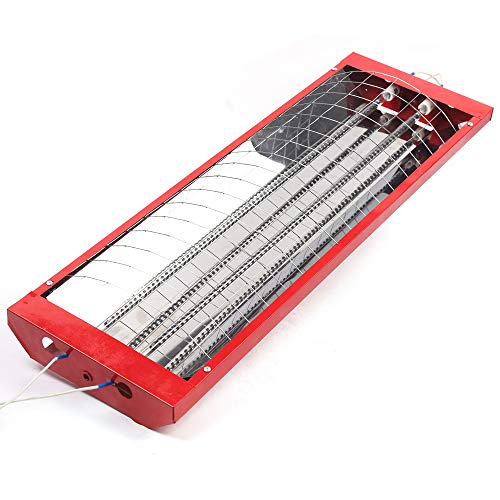WOHAIPA Baking Infrared Paint Curing Lamp,8 Sets 2000W Spray Baking Booth Infrared,Heating Light Heater 110V Body for Automobile Paint Booths, Furniture Paint Booths,Repair Paint Curing Systems