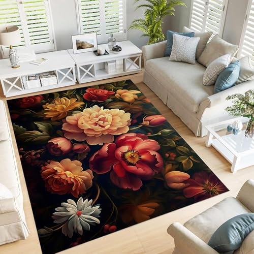 Tapis de salon résistant et fin pour faciliter l'entretien de la maison
