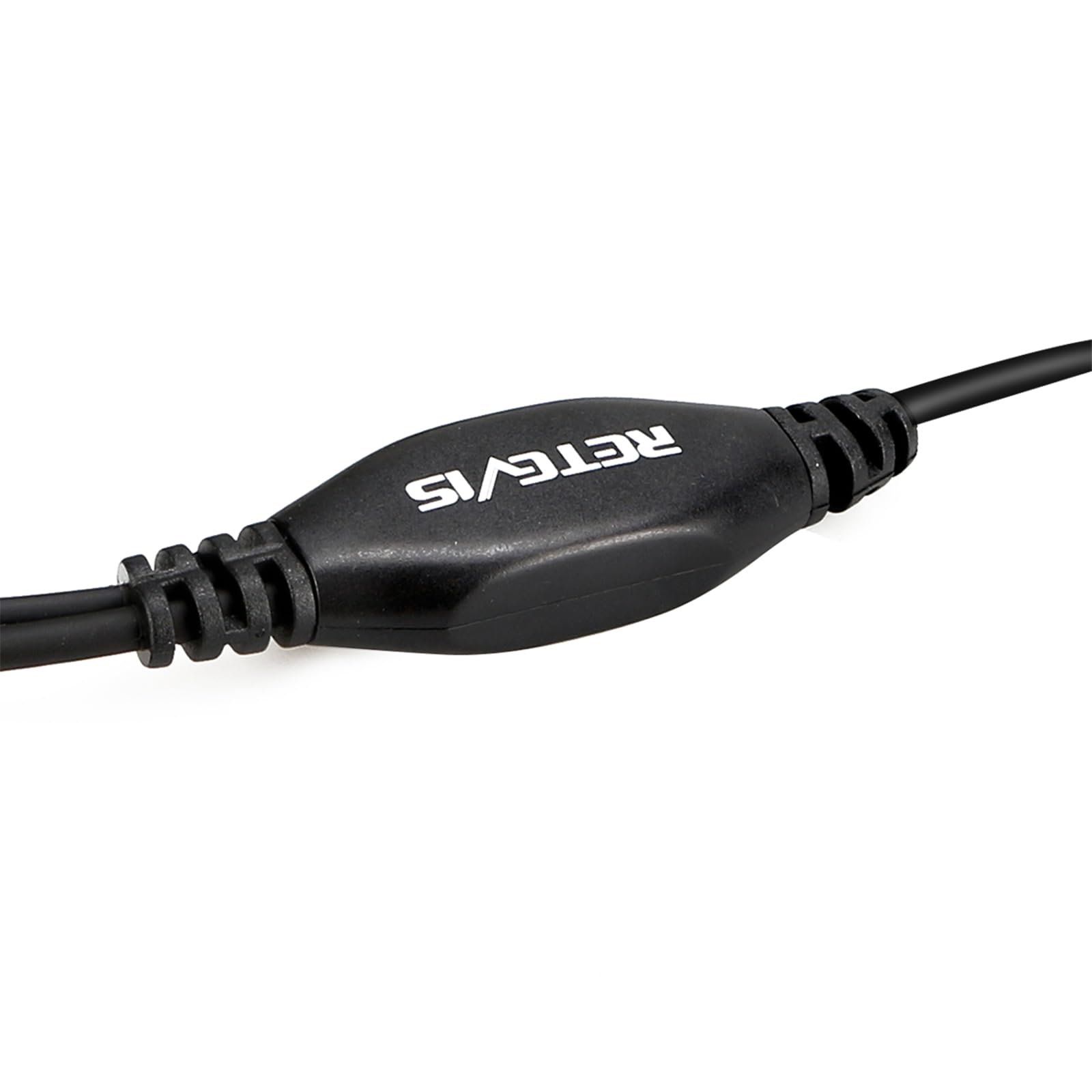 Retevis ETK003 Throat Mic 2 pin Cuffie Throat Mic Tubo Acustico Nascosto con Microfono PTT Compatibile con Walkie Talkie RT24 RT22 RT15 RT619 ESYNiC Nestling Baofeng BF-88E BF-888S UV-5R (1 pz)