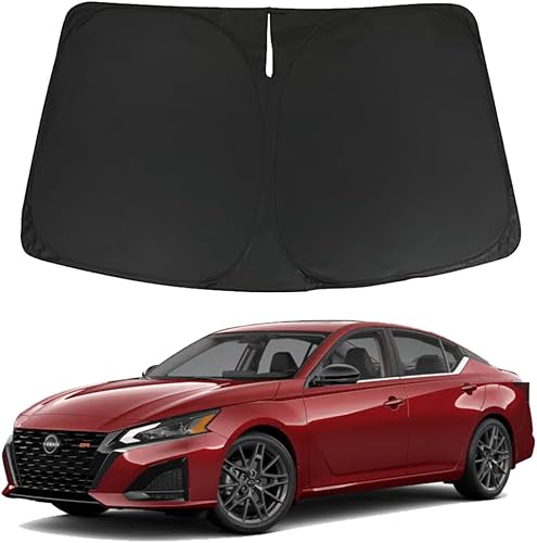 Parasol para parabrisas para Nissan Altima 2019, 2020, 2021, 2022, 2023, pantalla plegable para ventana delantera, bloquea los rayos UV, la cubierta
