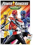 Trends International Power Rangers: Beast Morphers - Group Wall Poster, 22.37' x 34.00', Premium Poster & Push Pin Bundle