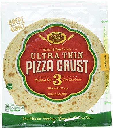 Golden Home 266897 12 In. 14.25 Oz Crust Pizza Ultra Thin - Pack Of 10 #TOP6