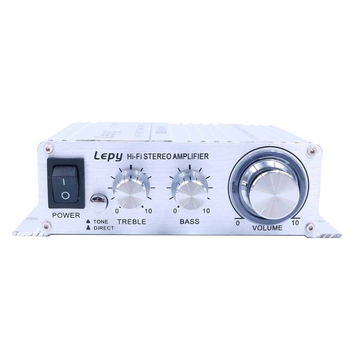 DollaTek LP-V3S 25Wx2 Amplificatore + Protezione Ritardata HiFi con Alimentazione 5A Compatibile con Computer, Cellulari o Lettori MP3 DAC ecc - Argento