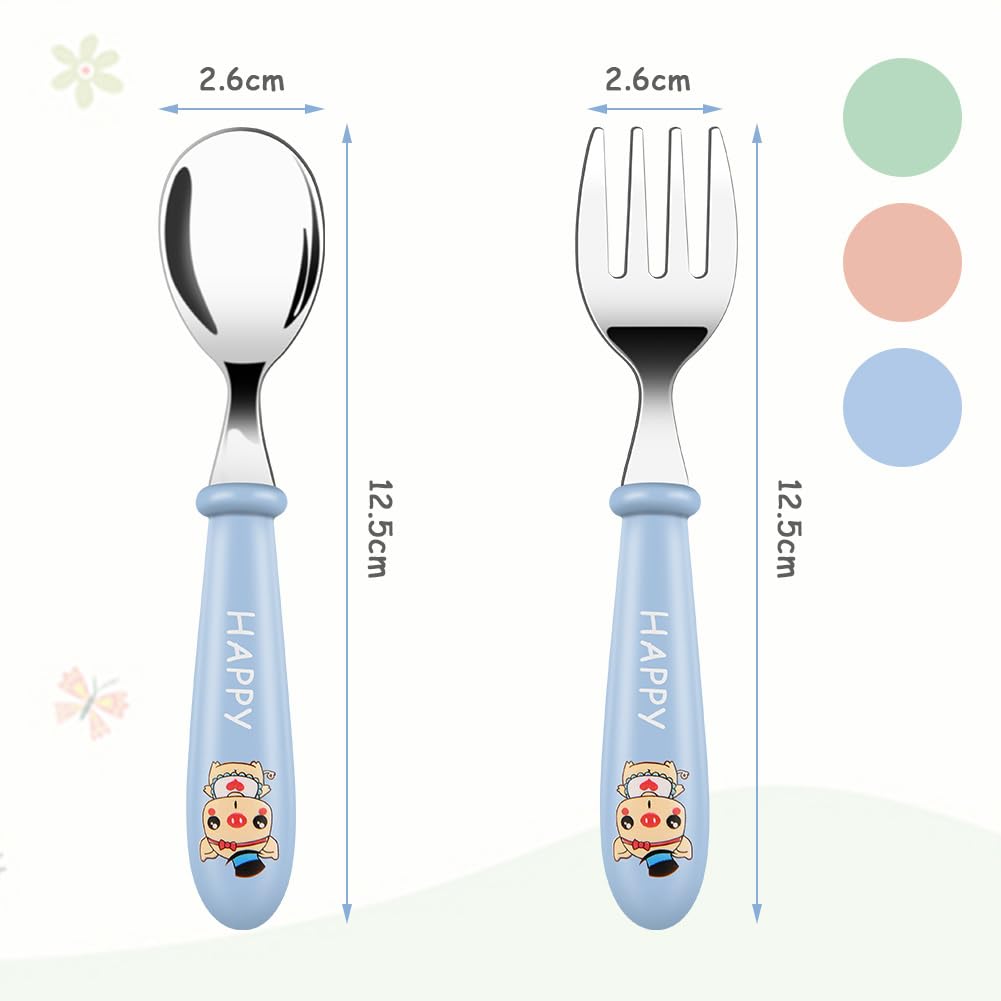Set Posate Bambini Zwilling Jungle - 4 Pezzi In Acciaio Inox Per Manine Piccole