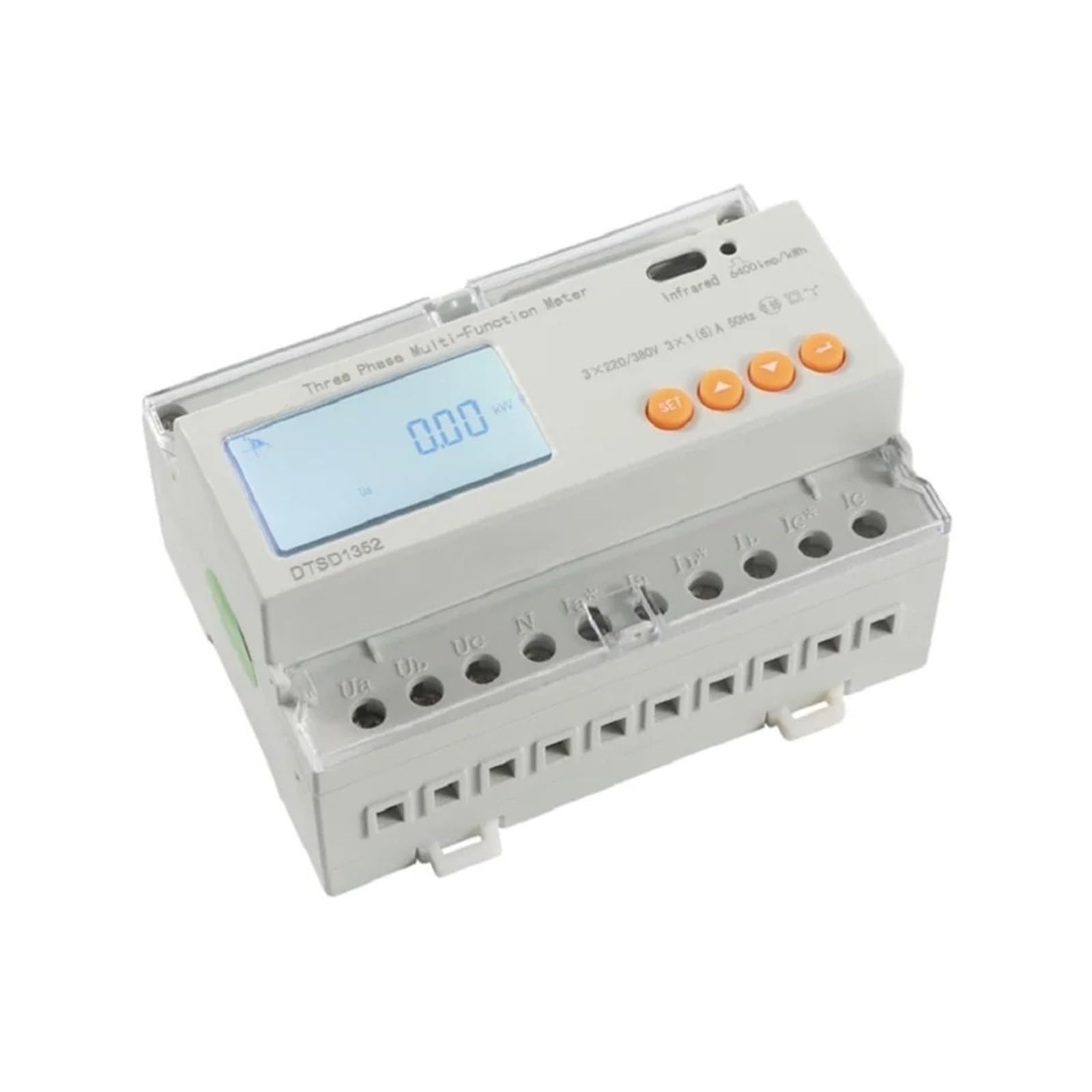 LZIKKGKI 3 Phase Energy Meter DTSD1352/C With RS485 Work With Current Transformer 5A