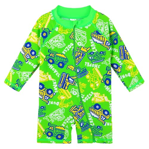 Image of XFGIRLS Baby Boys Swimsuit Toddler Sunsuit UPF 50+ Sun Protection One Piece Beach